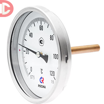 Термометр общетехнический осевой БТ41.211 диам.80 (0-60 С) L-64